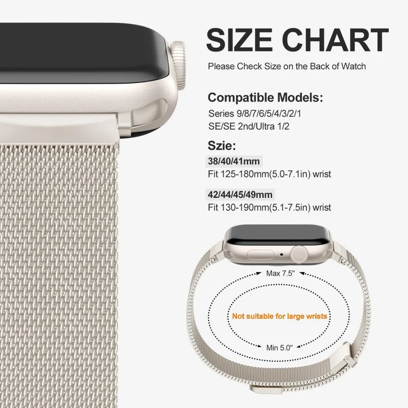Wirklich Schön Apple Smartwatch Metall Universell Armband