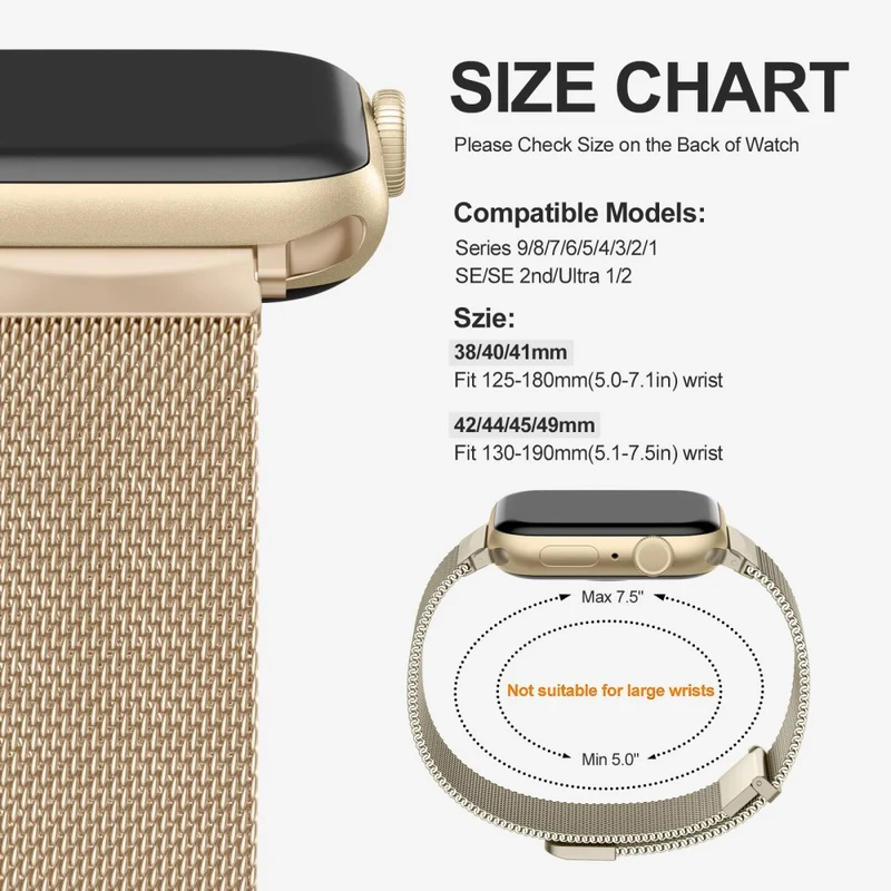 Wirklich Schön Apple Smartwatch Metall Universell Armband