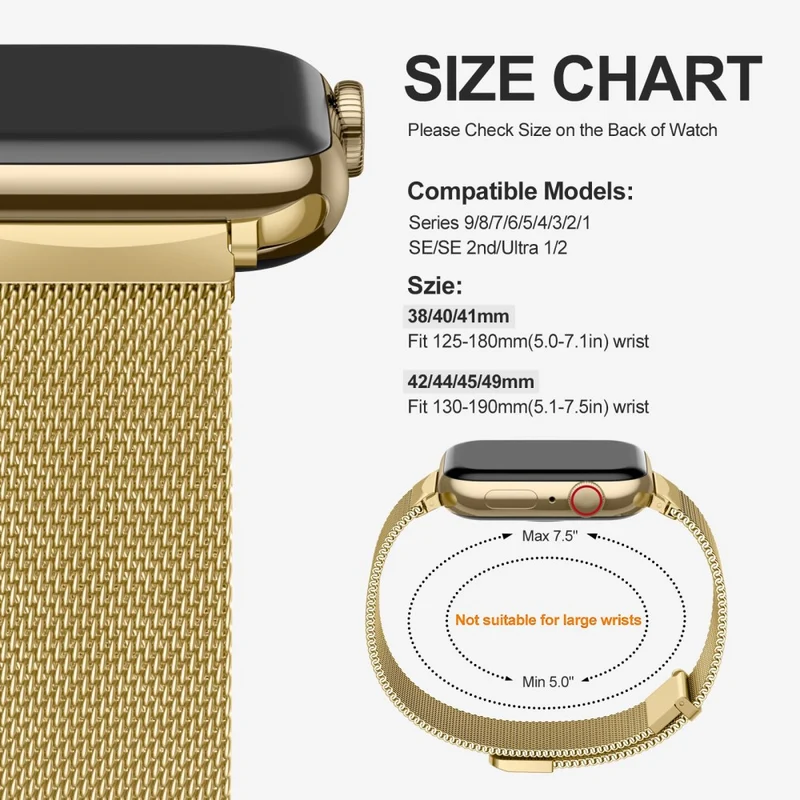 Wirklich Schön Apple Smartwatch Metall Universell Armband
