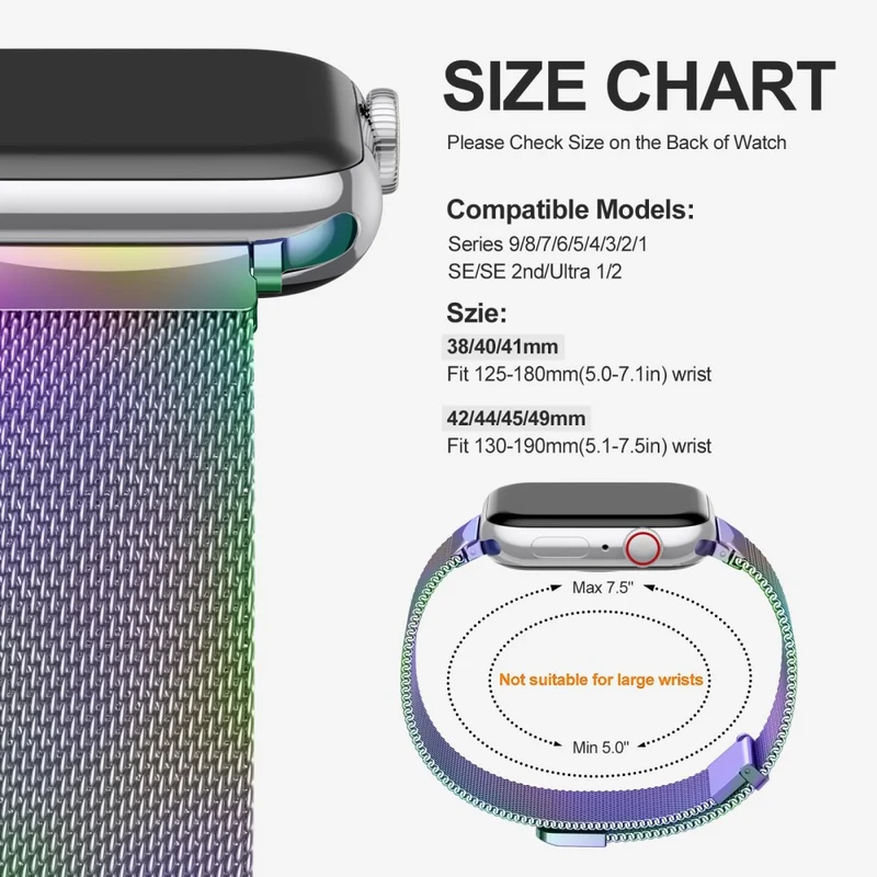 Wirklich Schön Apple Smartwatch Metall Universell Armband