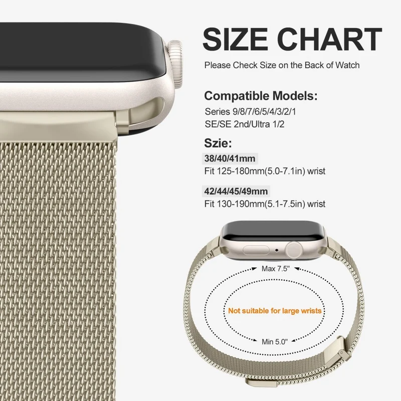Wirklich Schön Apple Smartwatch Metall Universell Armband