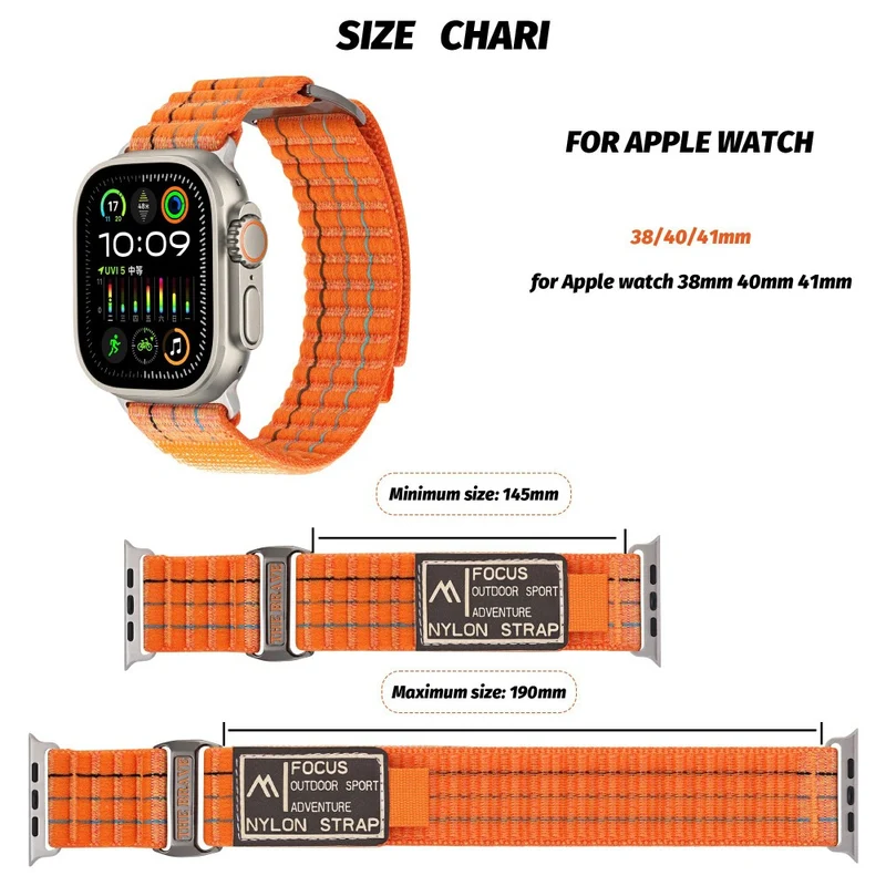 Sehr Robust Apple Smartwatch Nylon Universell Armband