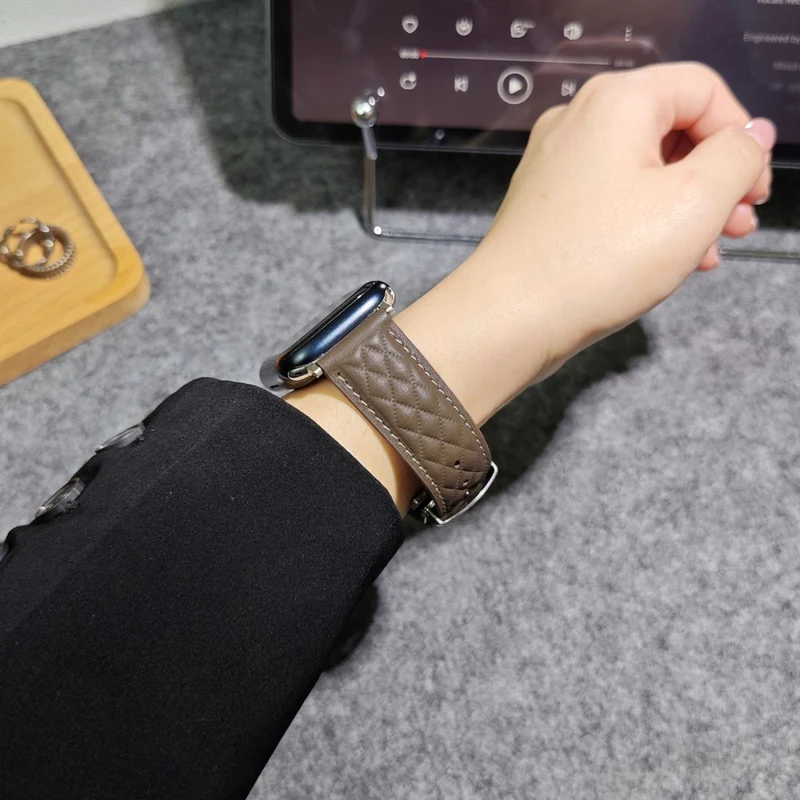 Absolut Bequem Apple Smartwatch Echtes Leder Universell Armband