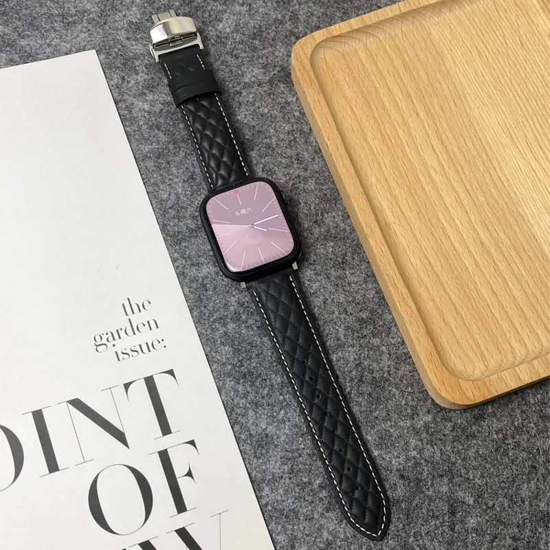 Absolut Bequem Apple Smartwatch Echtes Leder Universell Armband