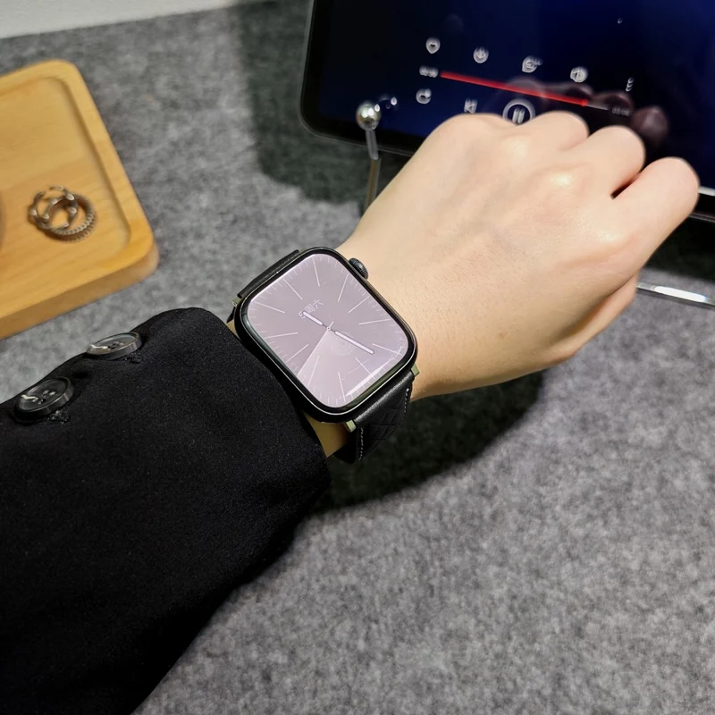Absolut Bequem Apple Smartwatch Echtes Leder Universell Armband