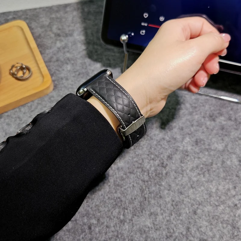 Absolut Bequem Apple Smartwatch Echtes Leder Universell Armband