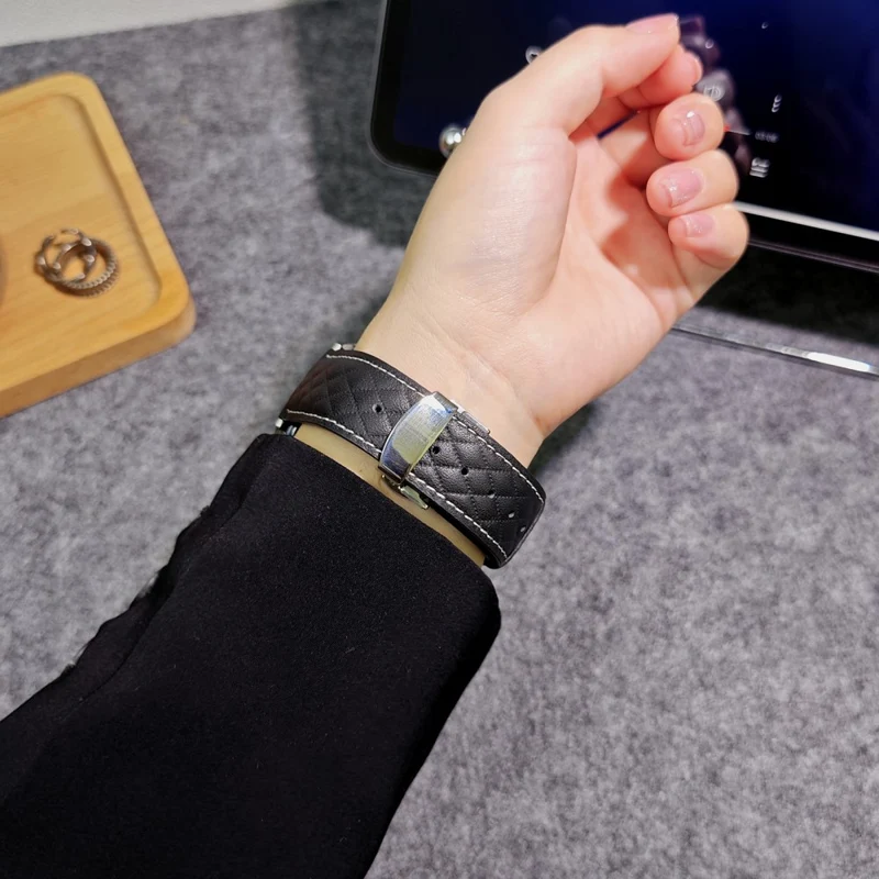 Absolut Bequem Apple Smartwatch Echtes Leder Universell Armband