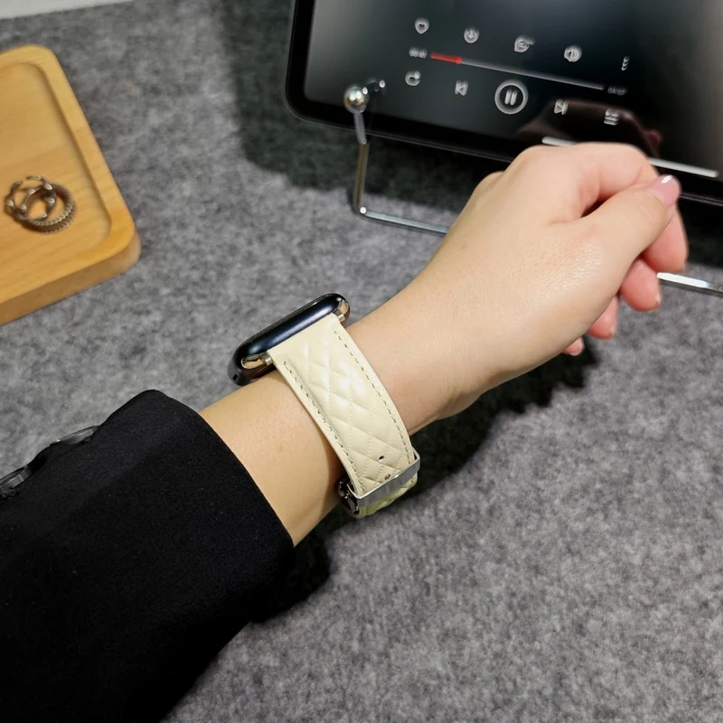 Absolut Bequem Apple Smartwatch Echtes Leder Universell Armband