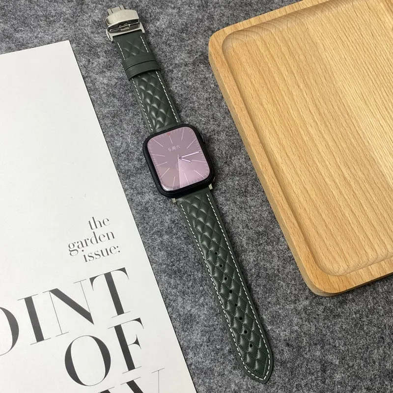 Absolut Bequem Apple Smartwatch Echtes Leder Universell Armband