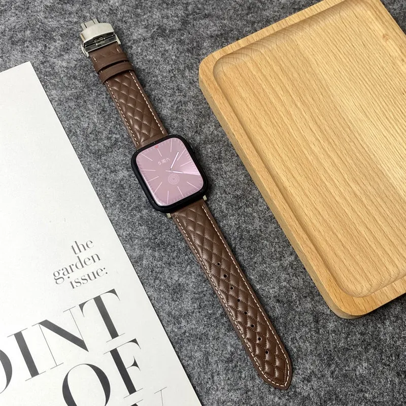 Absolut Bequem Apple Smartwatch Echtes Leder Universell Armband