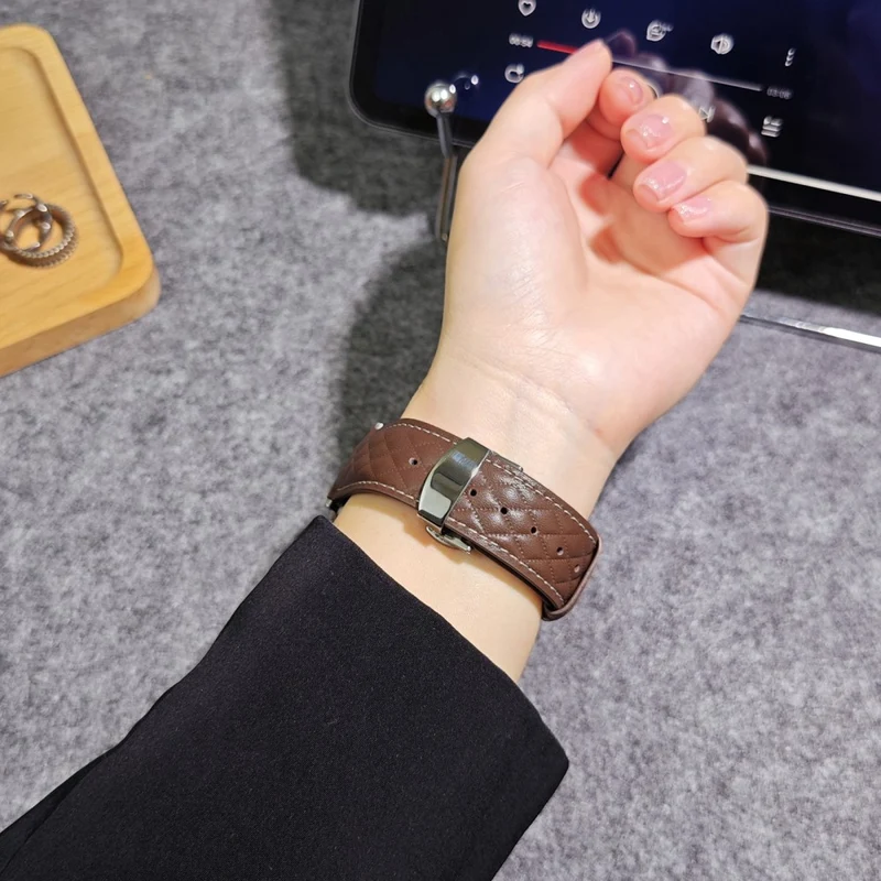 Absolut Bequem Apple Smartwatch Echtes Leder Universell Armband