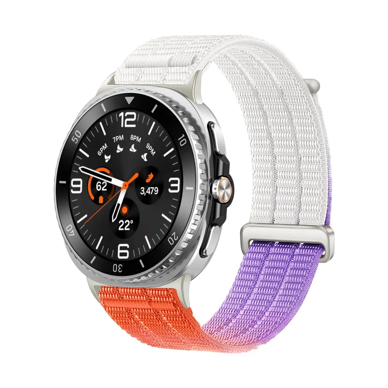 Samsung Galaxy Watch 8 Classic Nylon Air Armband (Gradient Orange)