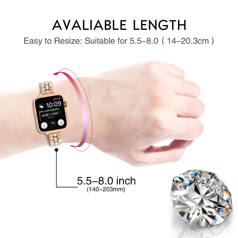 Wirklich Schick Apple Smartwatch Metall Universell Armband