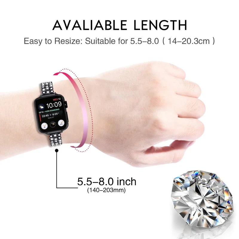 Wirklich Schick Apple Smartwatch Metall Universell Armband