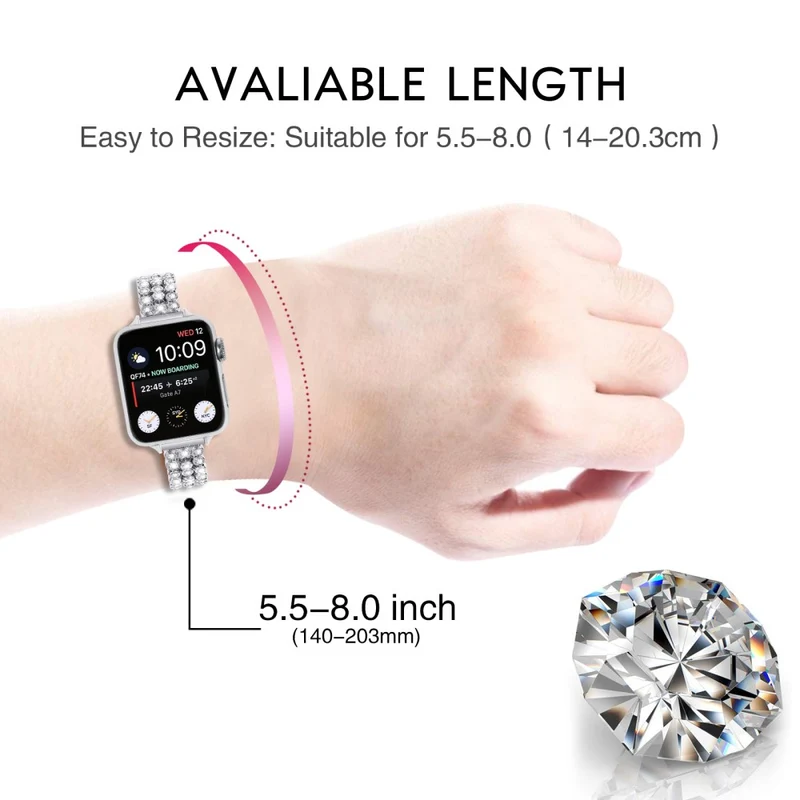 Wirklich Schick Apple Smartwatch Metall Universell Armband