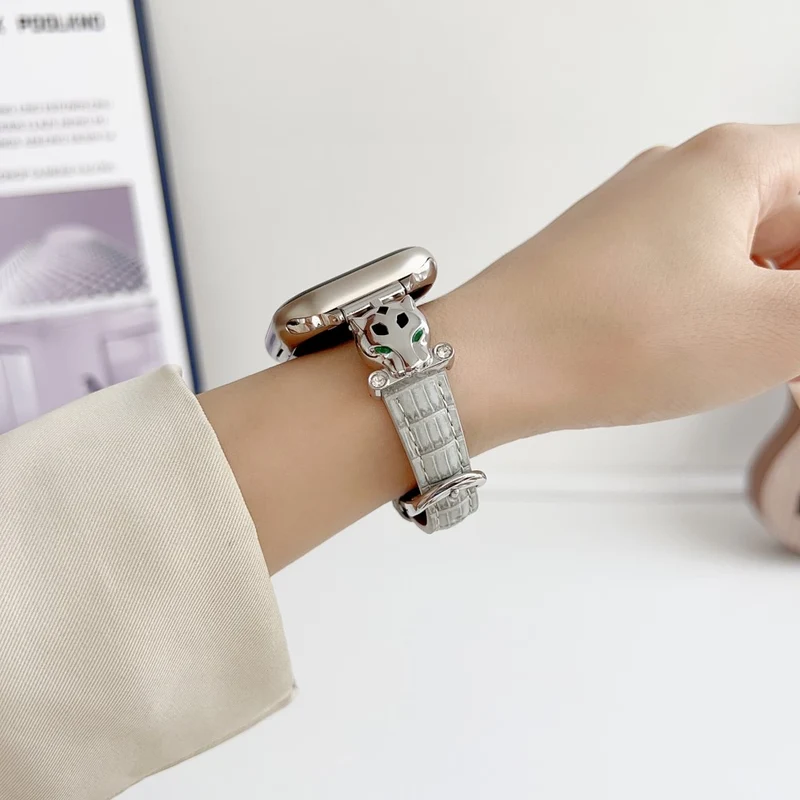Mega Modisch Apple Smartwatch Kunstleder Universell Armband