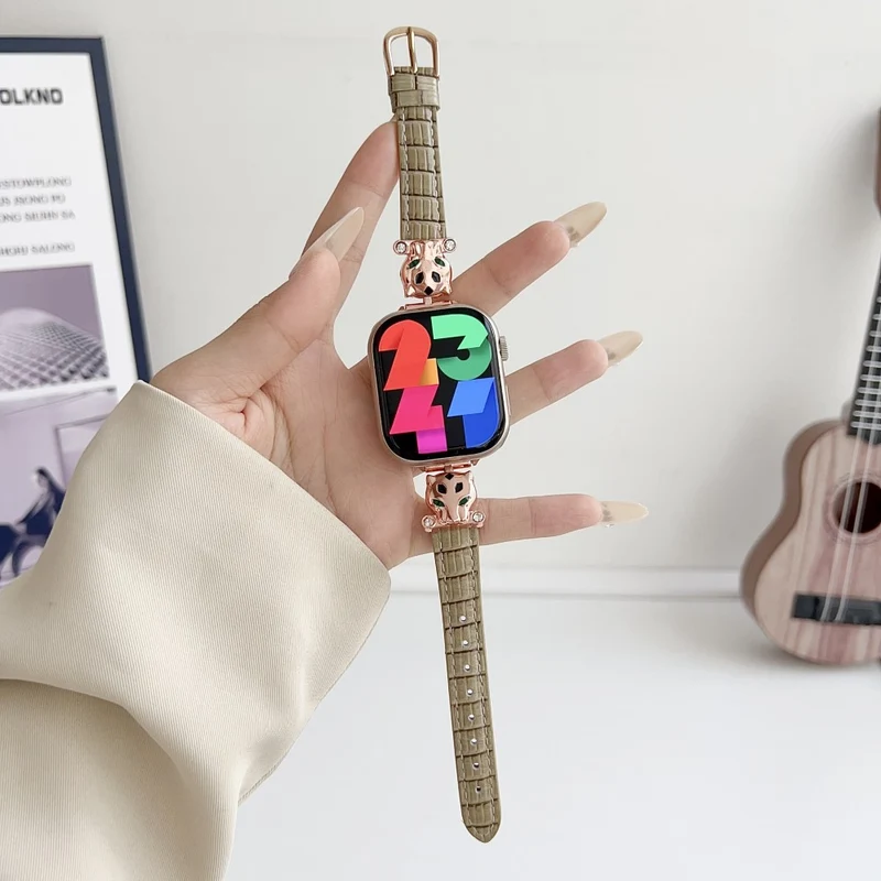 Mega Modisch Apple Smartwatch Kunstleder Universell Armband