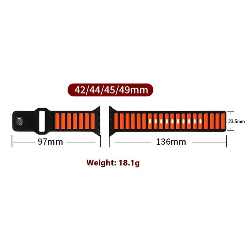 Sehr Angenehm Apple Smartwatch Silikon Universell Armband