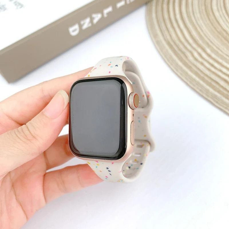 Süß Apple Smartwatch Silikon Universell Armband