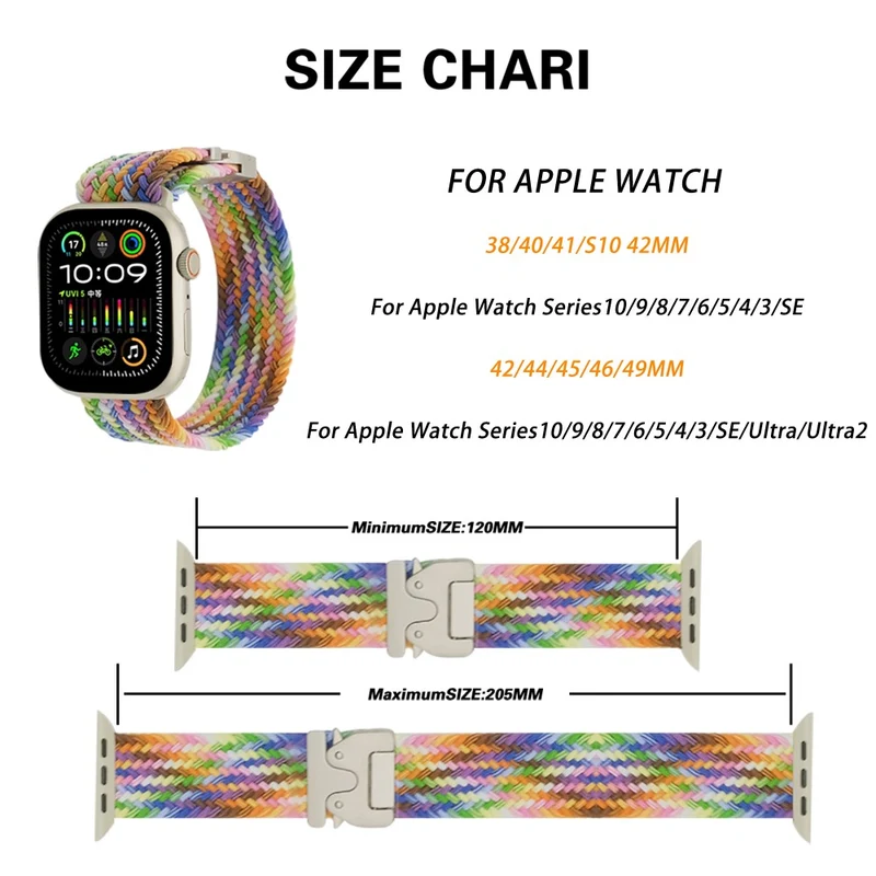 Mega Cool Apple Smartwatch Nylon Universell Armband