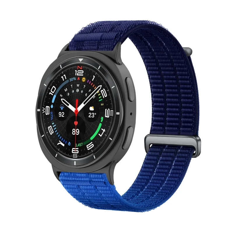 Samsung Galaxy Watch 8 - 44mm Nylon Air Armband (Gradient Blau)