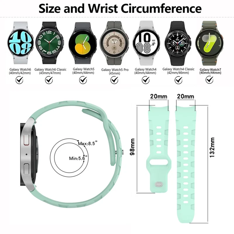 Unglaublich Bequem Samsung Smartwatch Silikon Universell Armband