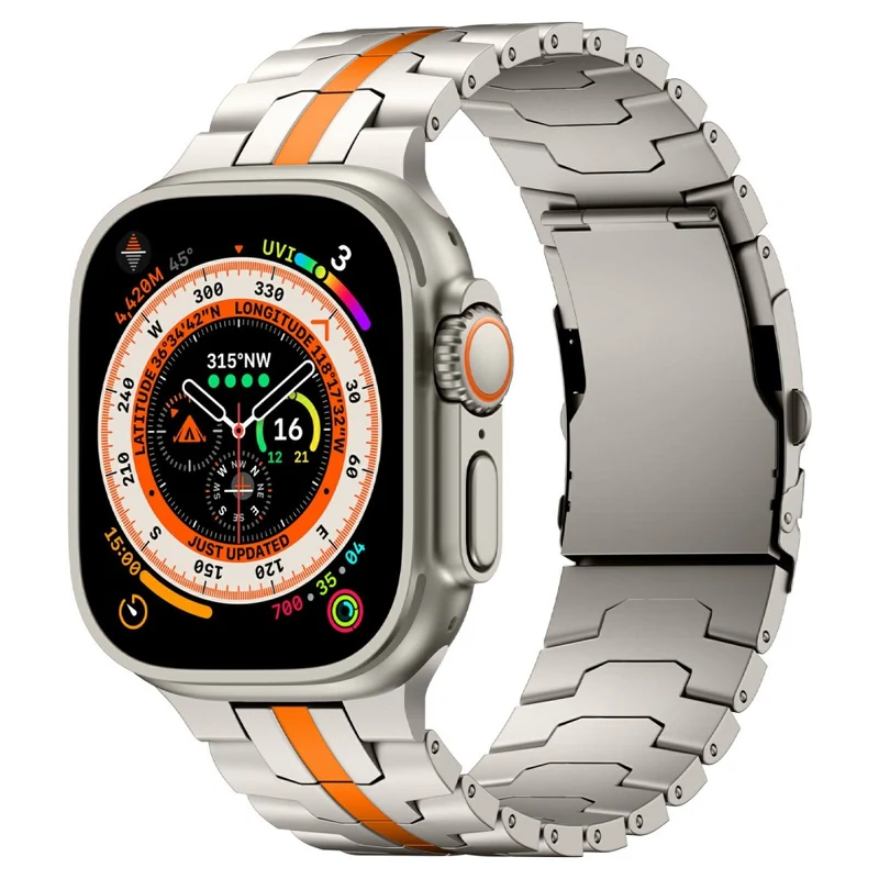 Absolut Zuverlässig Apple Smartwatch Metall Universell Armband