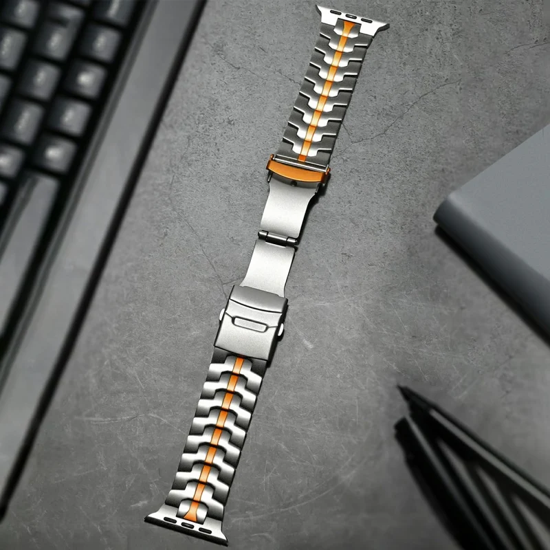 Absolut Zuverlässig Apple Smartwatch Metall Universell Armband