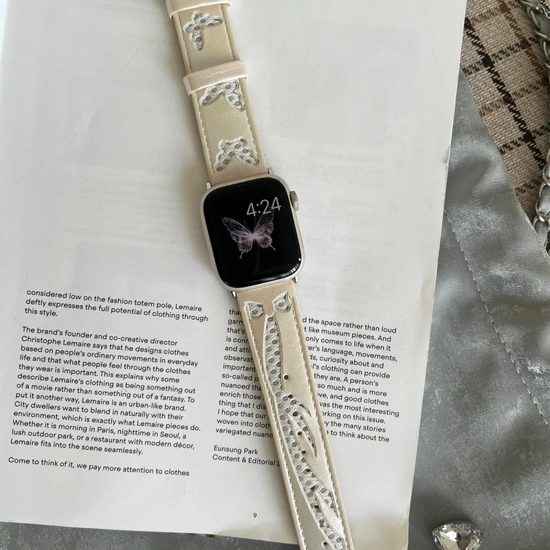 Auffallend Nett Apple Smartwatch Kunstleder Universell Armband