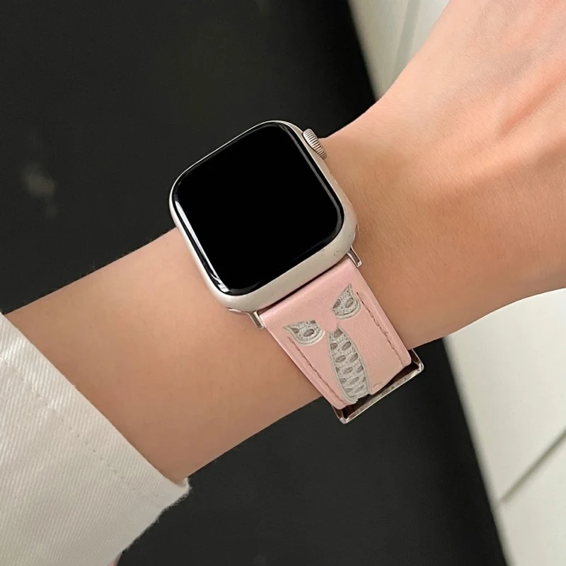 Auffallend Nett Apple Smartwatch Kunstleder Universell Armband