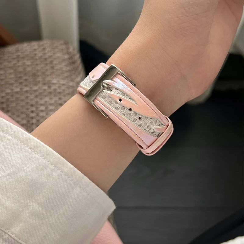 Auffallend Nett Apple Smartwatch Kunstleder Universell Armband