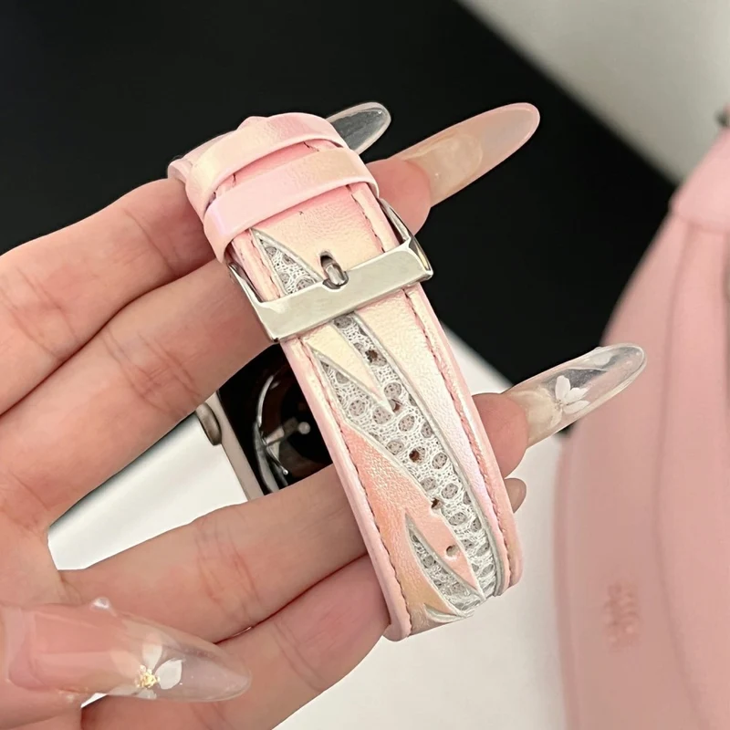 Auffallend Nett Apple Smartwatch Kunstleder Universell Armband