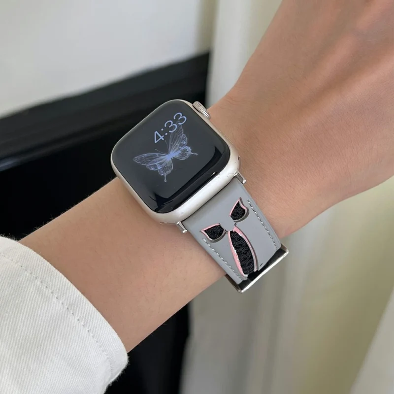 Auffallend Nett Apple Smartwatch Kunstleder Universell Armband