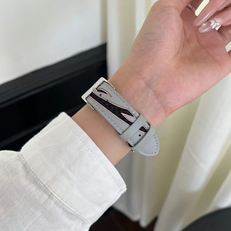 Auffallend Nett Apple Smartwatch Kunstleder Universell Armband
