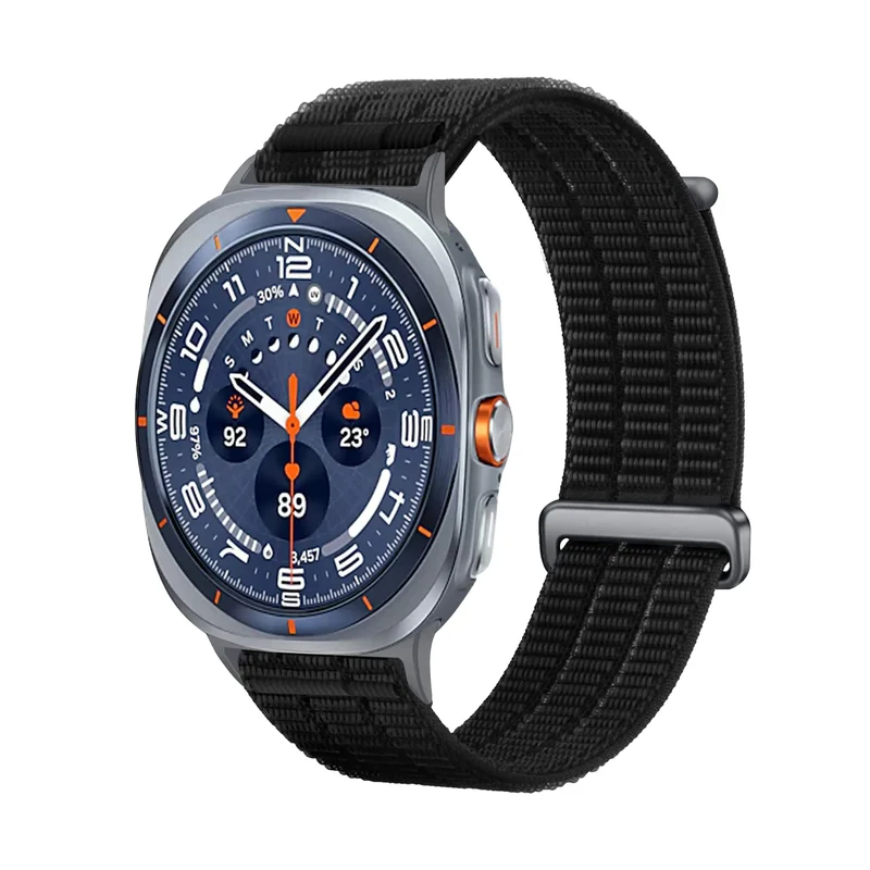 Samsung Galaxy Watch Ultra 2 Nylon Air Armband (Schwarz)