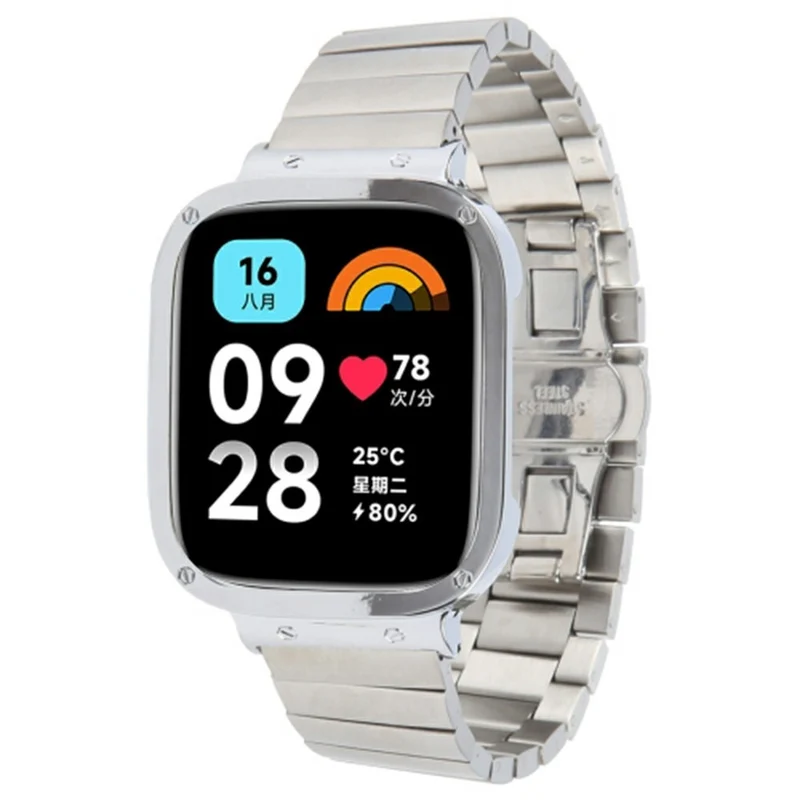 Super Schön Xiaomi Redmi Watch 3 Lite Metall Armband