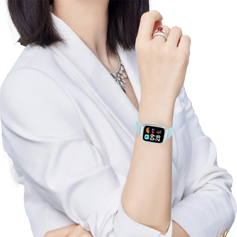 Super Cool Xiaomi Redmi Watch 3 Lite Echtes Leder Armband