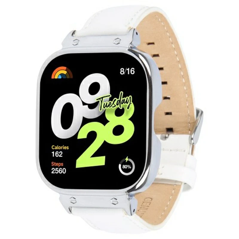 Bemerkenswert Komfortabel Xiaomi Redmi Watch 4 Echtes Leder Armband