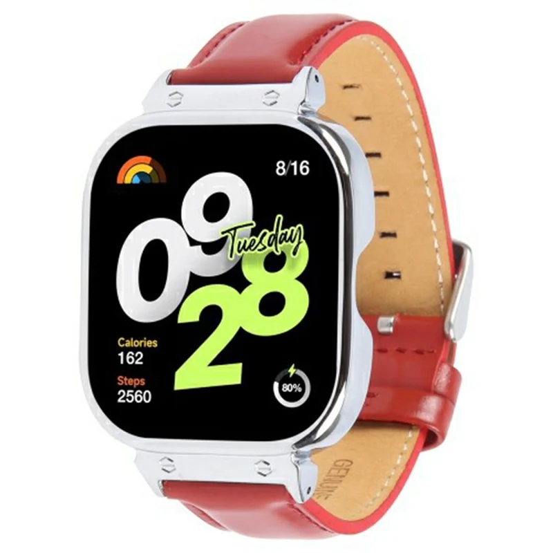 Bemerkenswert Komfortabel Xiaomi Redmi Watch 4 Echtes Leder Armband