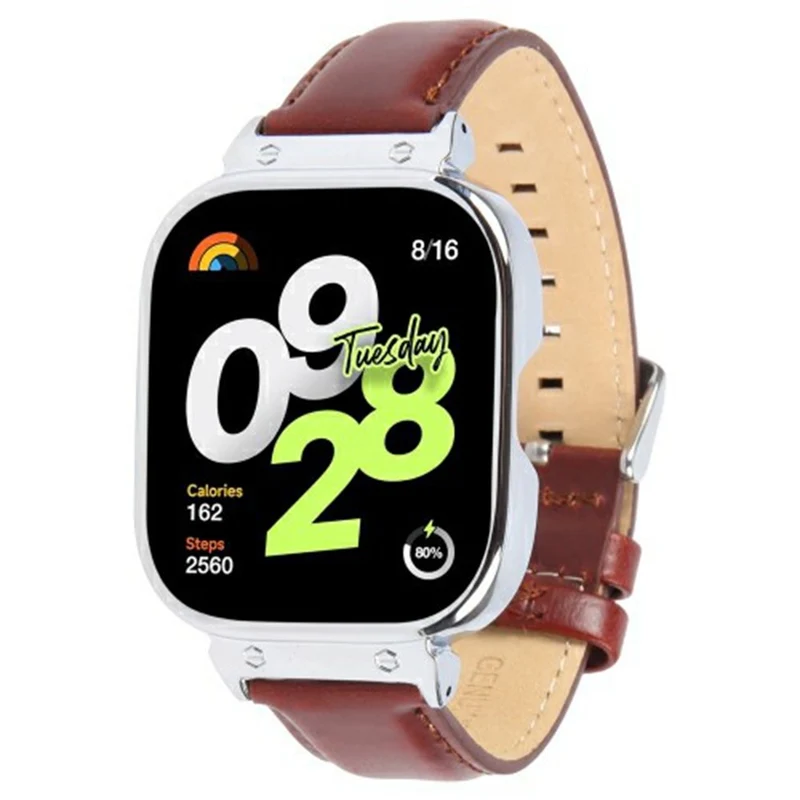 Bemerkenswert Komfortabel Xiaomi Redmi Watch 4 Echtes Leder Armband