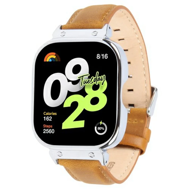 Bemerkenswert Komfortabel Xiaomi Redmi Watch 4 Echtes Leder Armband
