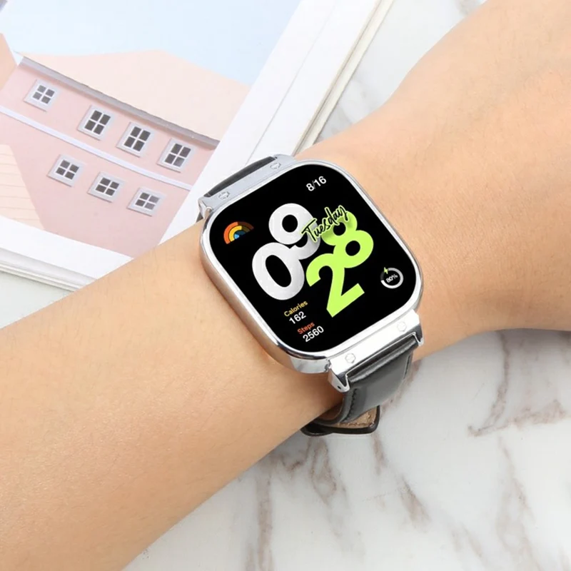 Bemerkenswert Komfortabel Xiaomi Redmi Watch 4 Echtes Leder Armband
