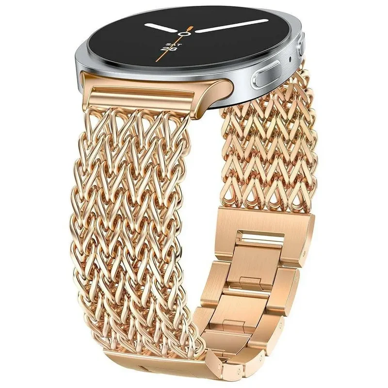 Samsung Galaxy Watch 9 - 40mm Metall Mesh Armband (Roségold)