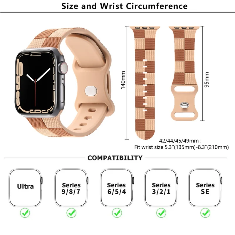 Richtig Gemütlich Apple Smartwatch Silikon Universell Armband