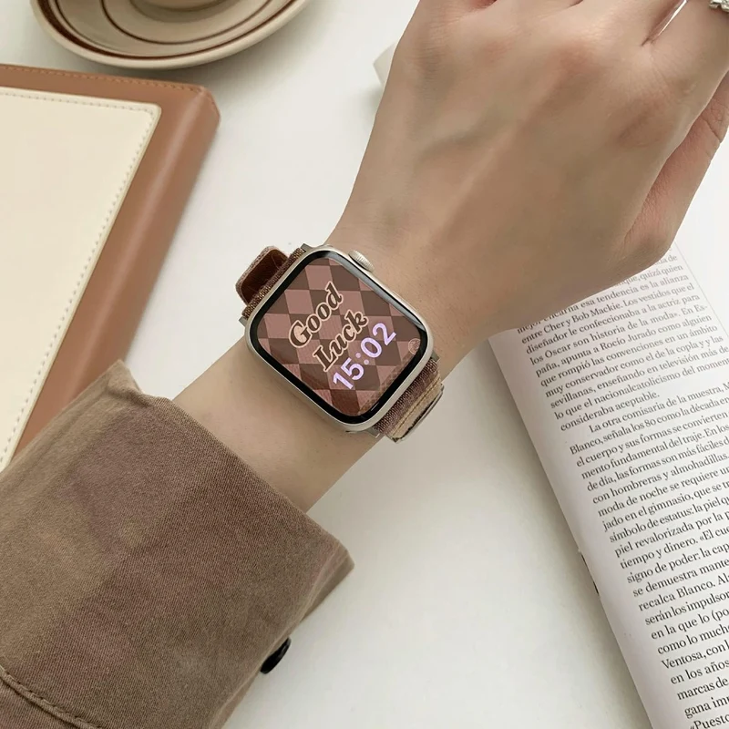 Absolut Modisch Apple Smartwatch Nylon Universell Armband