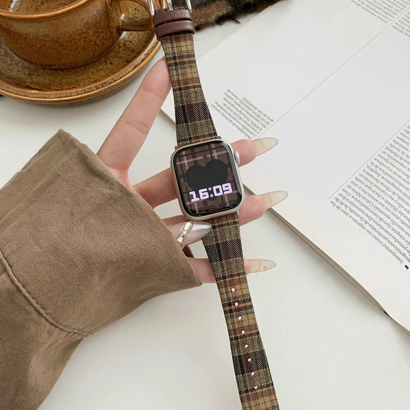 Absolut Modisch Apple Smartwatch Nylon Universell Armband