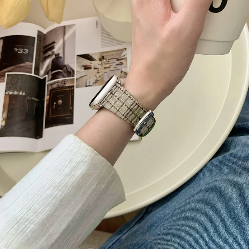 Stark Apple Smartwatch Nylon Universell Armband