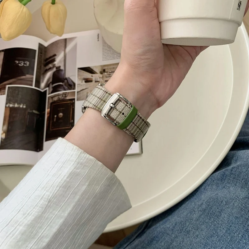 Stark Apple Smartwatch Nylon Universell Armband