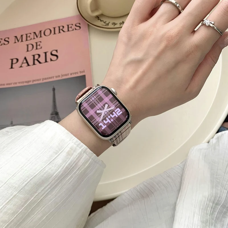 Stark Apple Smartwatch Nylon Universell Armband