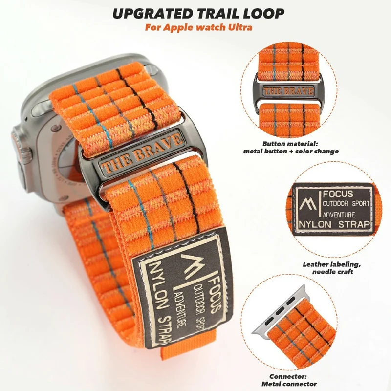 Absolut Stark Apple Smartwatch Nylon Universell Armband